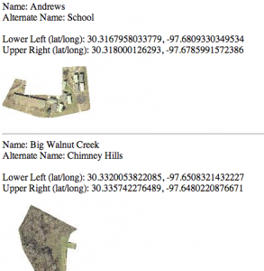 Check out fme.ly/parks to see a sample HTML catalog of images and metadata.
