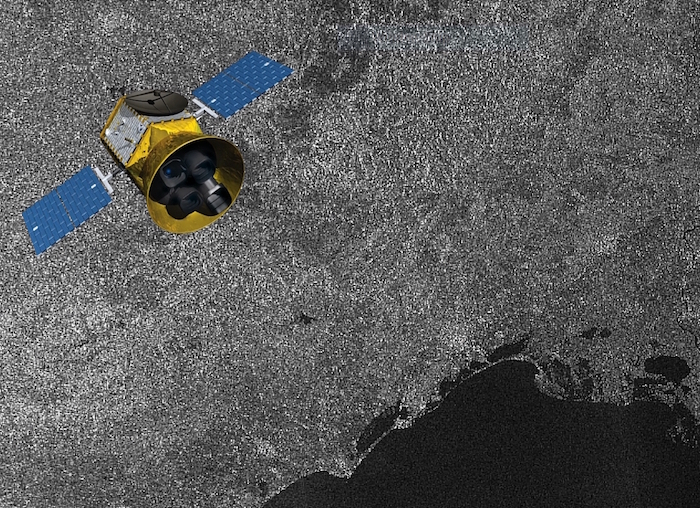 Sentinel satellites orbit the earth and gather raster imagery of land, ocean, and atmosphere. The ESA has launched three satellite missions so far and expects to launch a total of seven by 2021.