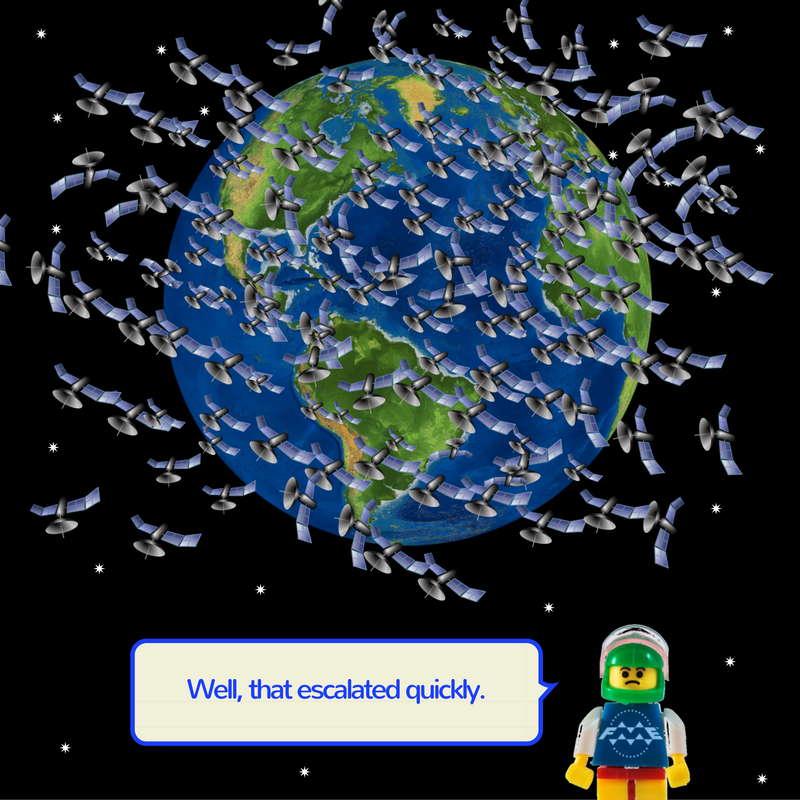 Artistic rendering of what Earth probably looks like.