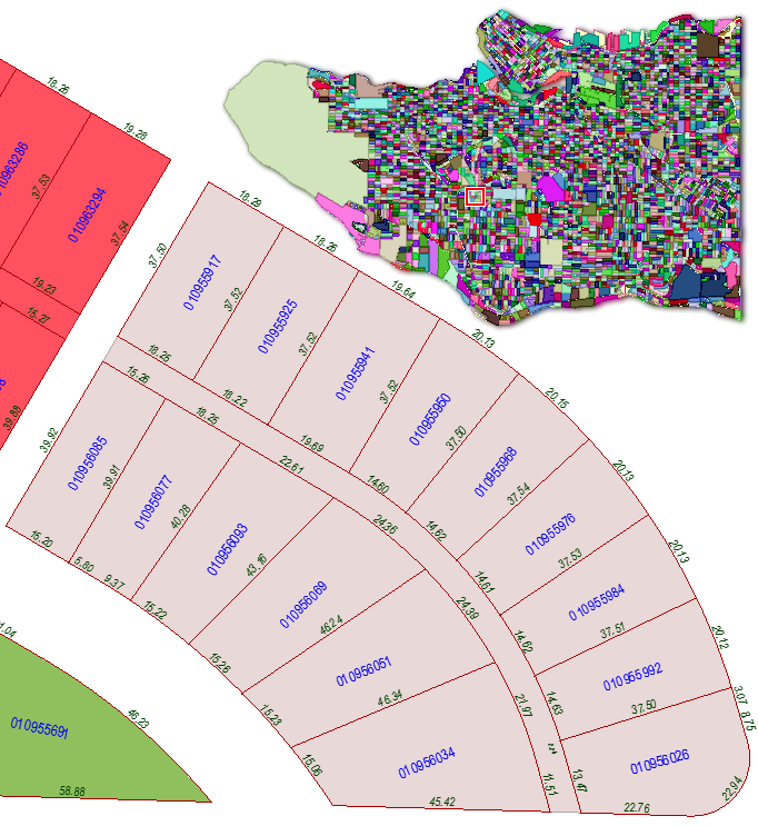 Parcel map