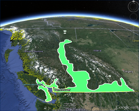 FortisBC Service Area Map